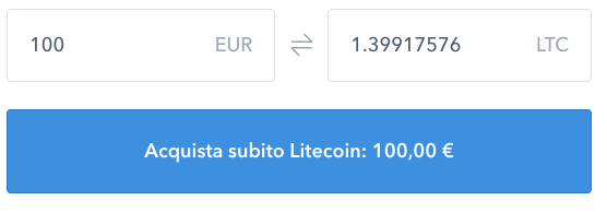 Come comprare Litecoin usando Coinbase