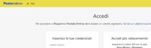 errore generico postepay
